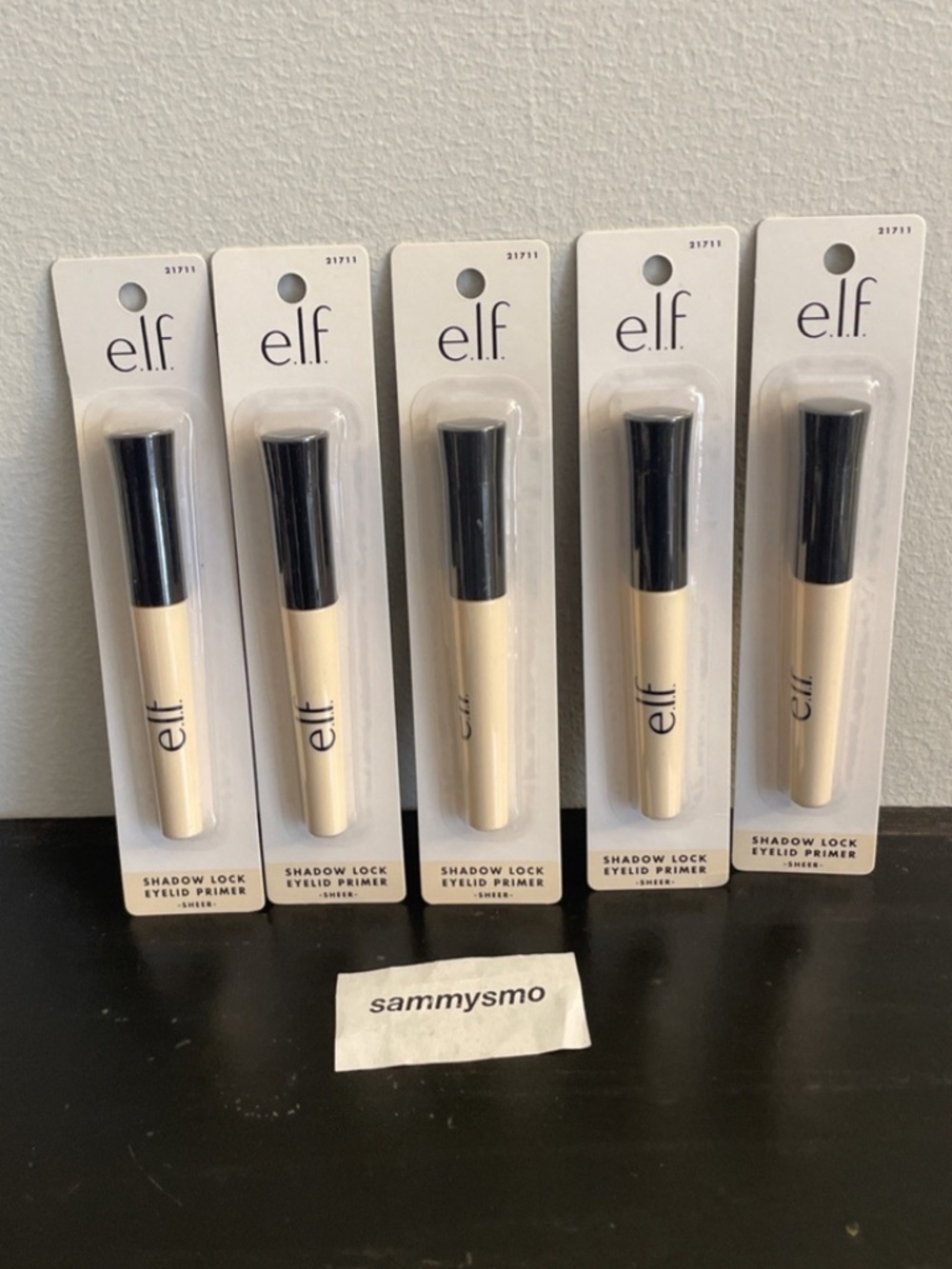 e.l.f. elf Shadow Lock Eyelid Primer Sheer 0.11 fl oz 21711 x5